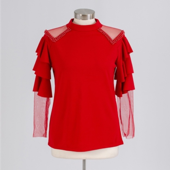 Red Blouse - Picture 3 of 4